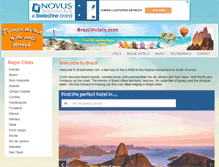 Tablet Screenshot of brazilhotels.com